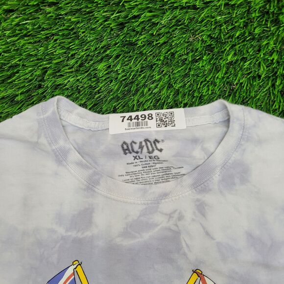 ACDC Shirt L/XL 22x28 Gray We-Salute-You - Picture 9 of 12